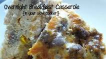 Overnight Breakfast Casserole {In your slow cooker!} Overnight Breakfast Casserole {In your slow cooker!}
