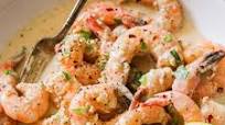 One Pot Shrimp in Creamy Garlic Sauce (Whole30, Keto) One Pot Shrimp in Creamy Garlic Sauce (Whole30, Keto)
