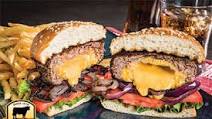 Cheesy 'Juicy Lucy' Burger Cheesy 'Juicy Lucy' Burger