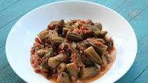 Vegan Okra In Tomato Sauce (Bamia b'zeit) Vegan Okra In Tomato Sauce (Bamia b'zeit)