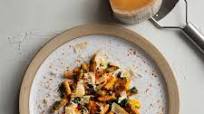 Carrot Juice Cavatelli, Tops Salsa & Spiced Pulp Crumble Carrot Juice Cavatelli, Tops Salsa & Spiced Pulp Crumble