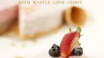 Fruit Smootie Ice Cream Pie with Waffle Cone Crust Fruit Smootie Ice Cream Pie with Waffle Cone Crust