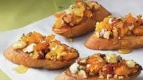 Apricot and Gorgonzola Bruschetta Apricot and Gorgonzola Bruschetta