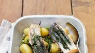 Summer tray-baked salmon Summer tray-baked salmon