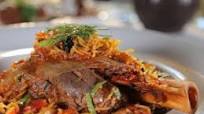 Braised Lamb Shanks with Qabili Palao Rice Braised Lamb Shanks with Qabili Palao Rice