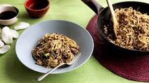 Pork noodles with bean sauce Pork noodles with bean sauce
