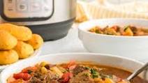 Instant Pot Vegetable Beef Soup Instant Pot Vegetable Beef Soup