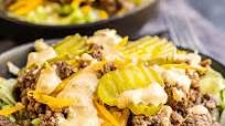 Keto Big Mac Bowl Keto Big Mac Bowl