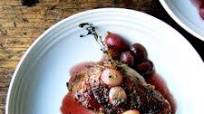 Perfect Pan-Seared Duck Breast with Roasted Grapes & Gastrique Perfect Pan-Seared Duck Breast with Roasted Grapes & Gastrique