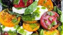 Insalata Caprese with Basil Vinaigrette Insalata Caprese with Basil Vinaigrette