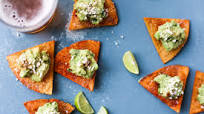 Guacamole Tostada Bites Guacamole Tostada Bites