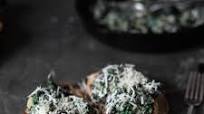 Slow-cooked black kale bruschetta Slow-cooked black kale bruschetta