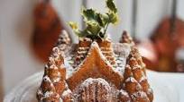“Gingerbread Castle Bundt Cake” “Gingerbread Castle Bundt Cake”