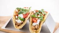 Pulled Pork Gyros with Cucumber Dill Sauce and Feta ready in 15 minutes Pulled Pork Gyros with Cucumber Dill Sauce and Feta ready in 15 minutes