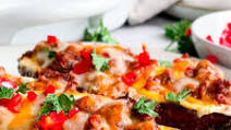 Cheesy baked eggplant Cheesy baked eggplant