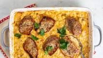 Cheesy Pork and Potato Casserole Cheesy Pork and Potato Casserole