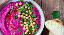 Beetroot Hummus Beetroot Hummus