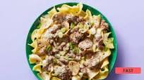 Saucy Beef Stroganoff with Egg Noodles Saucy Beef Stroganoff with Egg Noodles