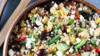 Mediterranean Three Bean Quinoa Salad Mediterranean Three Bean Quinoa Salad