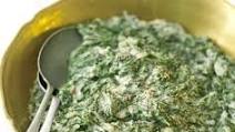 Creamed spinach Creamed spinach