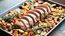 One Pan Pork Tenderloin with Fall Vegetables One Pan Pork Tenderloin with Fall Vegetables