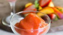 Peach Strawberry Bellini Peach Strawberry Bellini