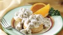 Biscuits with Pork Sausage Gravy Biscuits with Pork Sausage Gravy