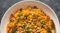 Turkish Tomato Bulgur Pilaf with Green Lentils Turkish Tomato Bulgur Pilaf with Green Lentils