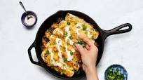 Salsa Verde Chicken Enchiladas with Mexican Cheese and Hot Sauce Crema Salsa Verde Chicken Enchiladas with Mexican Cheese and Hot Sauce Crema