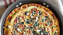 Spinach, Red Pepper and Feta Frittata Spinach, Red Pepper and Feta Frittata