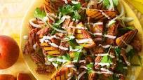 American grilled-peach salad American grilled-peach salad