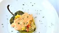 Chiles Rellenos de Calabacín y Quínoa Chiles Rellenos de Calabacín y Quínoa