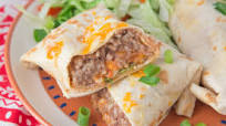 Refried Bean Burritos Refried Bean Burritos