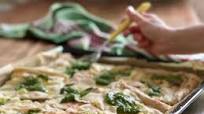 Focaccia al formaggio con il pesto Focaccia al formaggio con il pesto
