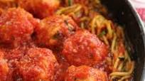 Low carb Spaghetti and Meatballs : Healthy Grain-free Recipe Low carb Spaghetti and Meatballs : Healthy Grain-free Recipe