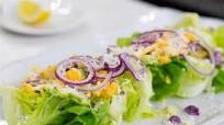 Bibb lettuce and cauliflower Caesar salad Bibb lettuce and cauliflower Caesar salad