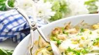 Dump-and-Bake Chicken and Zucchini Noodles Recipe Dump-and-Bake Chicken and Zucchini Noodles Recipe