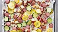 One Pan Sausage and Potatoes One Pan Sausage and Potatoes