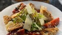 Salada caesar saudável com frango Salada caesar saudável com frango