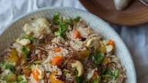 Pressure Cooker Veg Biryani: Pressure Cooker Veg Biryani: