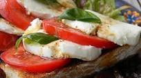 Bruschetta tomates mozzarella Bruschetta tomates mozzarella