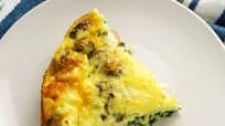Spinach Mushroom Feta Quiche (Crustless) Spinach Mushroom Feta Quiche (Crustless)