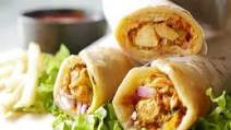 259-Spicy Chicken Paratha Roll 259-Spicy Chicken Paratha Roll