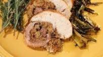 Turkey alla Porchetta with Focaccia Sausage Stuffing Recipe Turkey alla Porchetta with Focaccia Sausage Stuffing Recipe