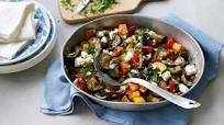 Roasted vegetables with herbs and feta Roasted vegetables with herbs and feta