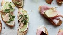 Country Ham and Pickle Crostini Country Ham and Pickle Crostini