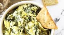 Healthy Spinach Artichoke Dip (5-Minute Prep) Healthy Spinach Artichoke Dip (5-Minute Prep)