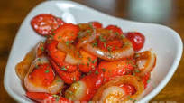 Sauteed Onion and Hotdog with Ketchup Sauteed Onion and Hotdog with Ketchup