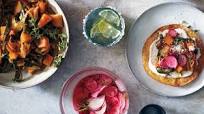 Squash-and-Rajas Tostadas Squash-and-Rajas Tostadas