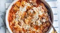 Italian Skillet With Extra Wide Egg Noodles Italian Skillet With Extra Wide Egg Noodles